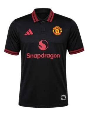 Manchester United Black Polo Special Edition Jersey 25-26  - Fan Version