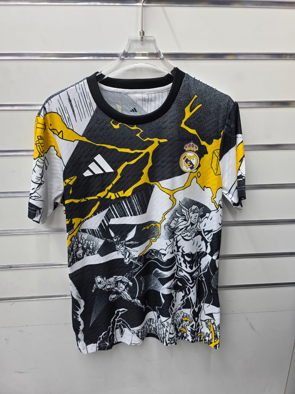 Black, White & Yellow Graphic T-Shirt - Fan Version
