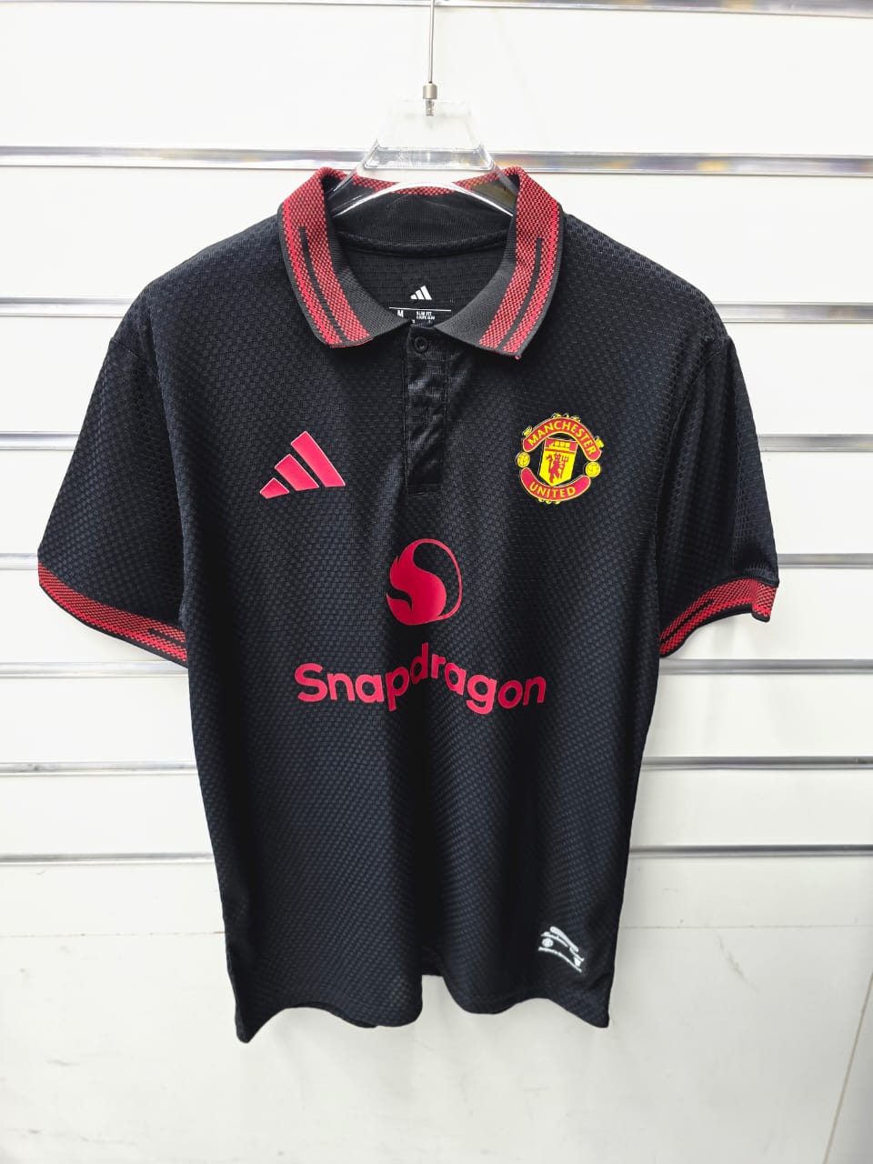 Manchester United Black & Red Jersey - Fan Version
