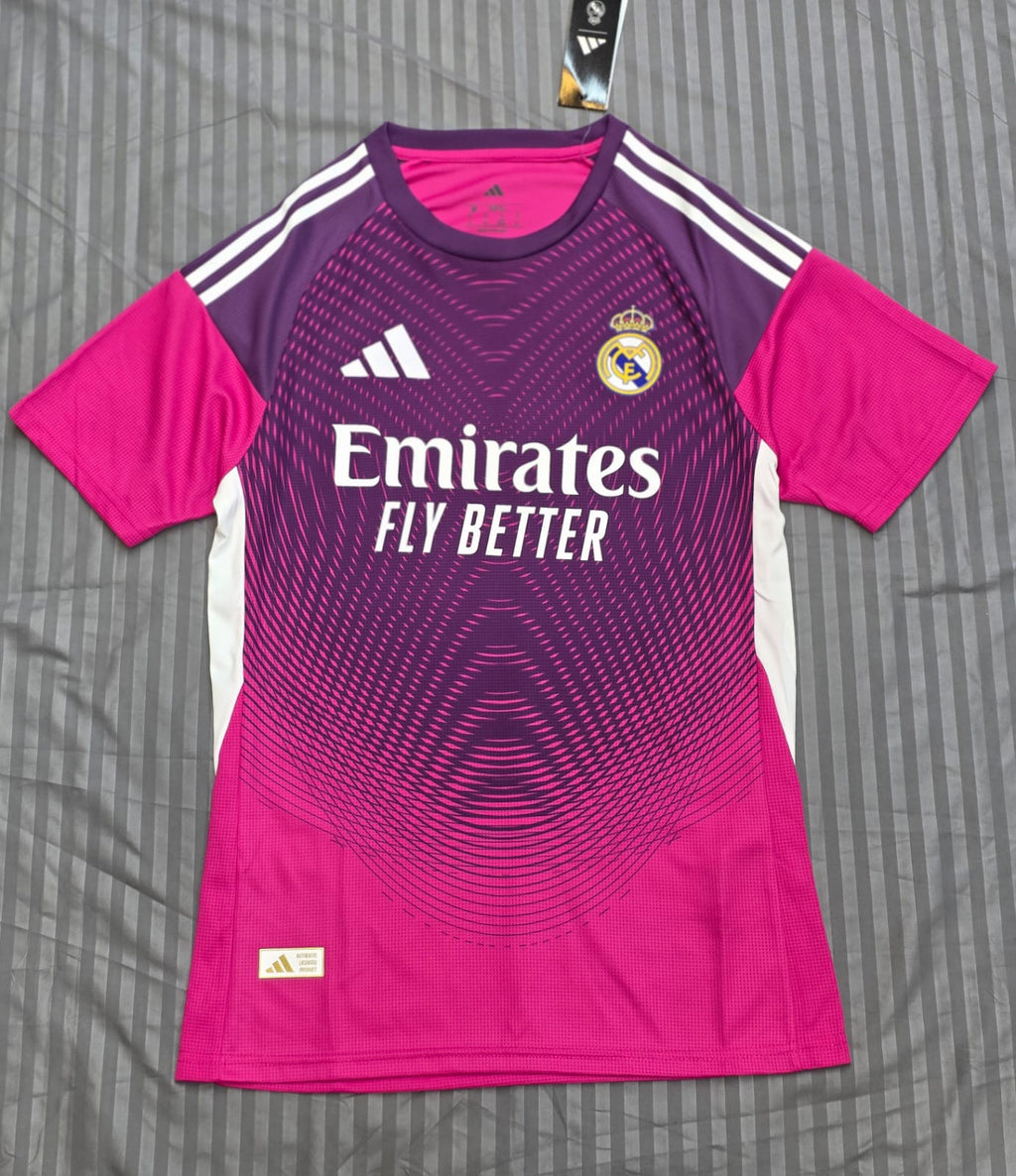 Real Madrid Pink Jersey - Fan Version